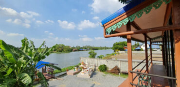 บ้านเดี่ยว พร้อมที่ดินติดแม่น้ำนครชัยศรี