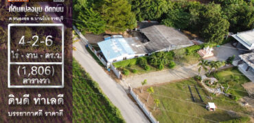 ขายที่ดินแปลงมุมติดถนน 2 ด้าน ชุมชนหมู่ 4 หนองอ้อ บ้านโป่ง ราชบุรี