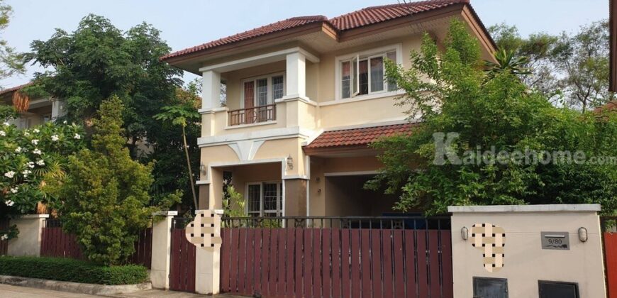 ขายบ้านเดี่ยว 2ชั้น กรุงเทพกรีฑา7 ใกล้สุวรรณภูมิ หมู่บ้านกรองทอง วิลล่า พาร์ค พระราม9 – ศรีนครินทร์ (Krong Thong Villa Park Rama 9-Srinakarin) หัวหมาก บางกะปิ ใกล้แหล่งชุมชน