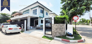 บ้านเดี่ยว เดอะทรัสต์ แพรกษา บ้านหลังมุมพื้นที่เยอะ โครงการ : เดอะทรัสต์ แพรกษา