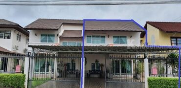 ขายทาวเฮาส์ 2 ชั้น หมู่บ้านร่มสุข วิลเลจ 7 เนินกระปรอก บ้านฉาง ระยอง ตกแต่งใหม่สไตล์วินเทจ ใกล้โรบินสันบ้านฉาง