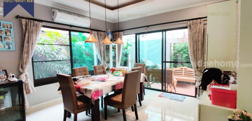 บ้านเดี่ยว มัณฑนา 4 บิวท์อินทั้งหลัง อ่อนนุช-วงแหวน โครงการ : มัณฑนา 4 ที่ตั้ง : ถนนวงแหวน-กาญจนาภิเษก แขวงดอกไม้ เขตประเวศ กรุงเทพมหานคร