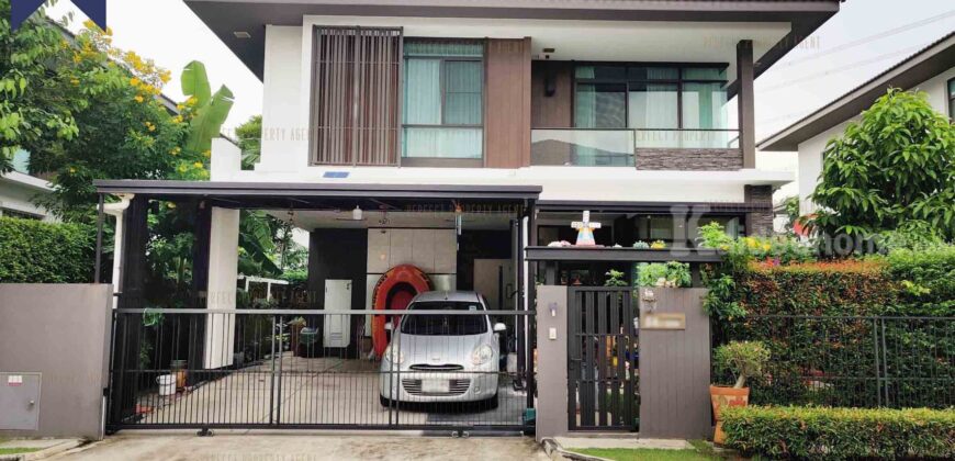 บ้านเดี่ยว มัณฑนา 4 บิวท์อินทั้งหลัง อ่อนนุช-วงแหวน โครงการ : มัณฑนา 4 ที่ตั้ง : ถนนวงแหวน-กาญจนาภิเษก แขวงดอกไม้ เขตประเวศ กรุงเทพมหานคร