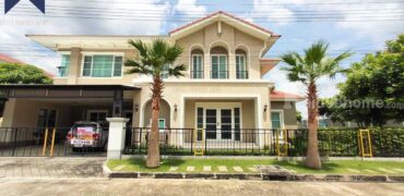 บ้านเดี่ยว หมู่บ้านคาซ่าแกรนด์ อ่อนนุช-วงแหวน หลังมุม ถนนเมน โครงการ : หมู่บ้านคาซ่าแกรนด์ อ่อนนุช-วงแหวน ที่ตั้ง : ถนนกาญจนาภิเษก แขวงดอกไม้ เขตประเวศ กรุงเทพมหานคร