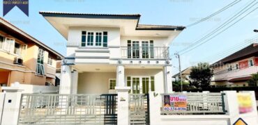 บ้านเดี่ยว ยิ่งรวยนิเวศน์ ทำเลบ้านหลังหัวมุม โครงการ : ยิ่งรวยนิเวศน์ ที่ตั้ง : ตำบลบางตลาด อำเภอปากเกร็ด จังหวัดนนทบุรี