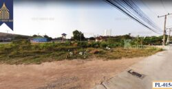 ที่ดิน สุขุมวิท-พัทยา นาเกลือ ติดดถนน แปลงมุม ที่ตั้ง : ตำบลนาเกลือ อำเภอบางละมุง ชลบุรี
