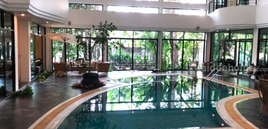 ขายคฤหาสน์หรู พร้อม indoor swimming pool ตกแต่งสวยงาม บนพื้นที่ 335 ตารางวา มีความส่วนตัว