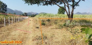 ขายที่ดิน 2 ไร่ สวย ทรงสีเหลี่ยมผืนผ้า ใกล้แม่น้ำแควน้อย อยู่บ้านท่ามะเดื่อ หมู่ที่2 ตำบลศรีมงคล อำเภอไทรโยค จังหวัดกาญจนบุรี