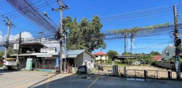 ขายที่ดินโซนช้างเผือก เชียงใหม่ 227 ตร.ว ติดถนน 2ด้าน เขตพื้นที่สีส้ม ทำเลใกล้ห้างเมญ่า ใกล้นิมมาน โทร 096-946 8878