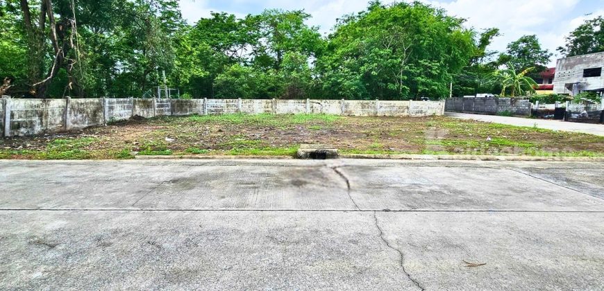 ขายที่ดินแฮปปี้เพลซพาร์ค ลาดกระบัง 120 ตารางวา แปลงมุม ถมแล้ว ราคาถูก