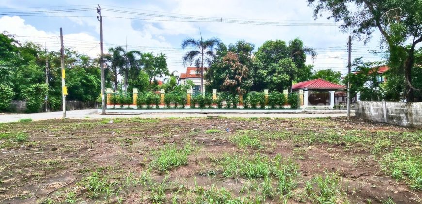 ขายที่ดินแฮปปี้เพลซพาร์ค ลาดกระบัง 120 ตารางวา แปลงมุม ถมแล้ว ราคาถูก