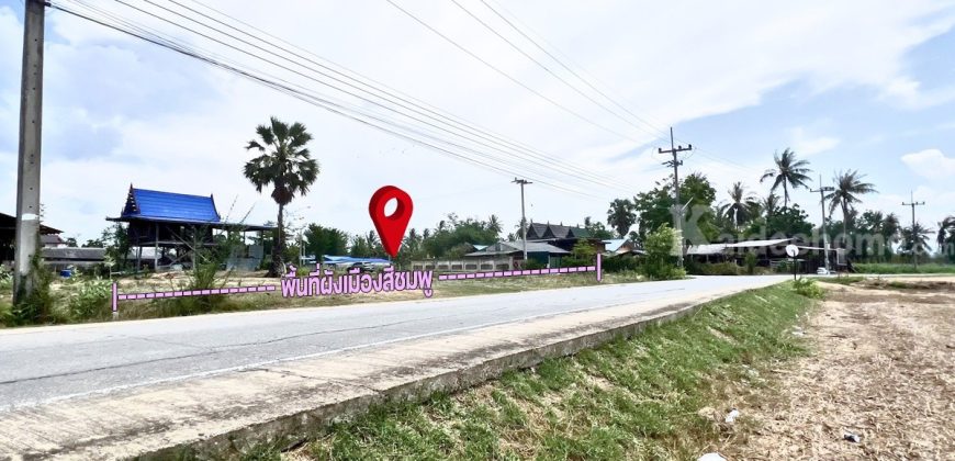 ขายที่ดิน ตำบลบ้านหาด อำเภอบ้านลาด เพชรบุรี 150 ตารางวา รูปแปลสวย ถมแล้ว ราคาถูก