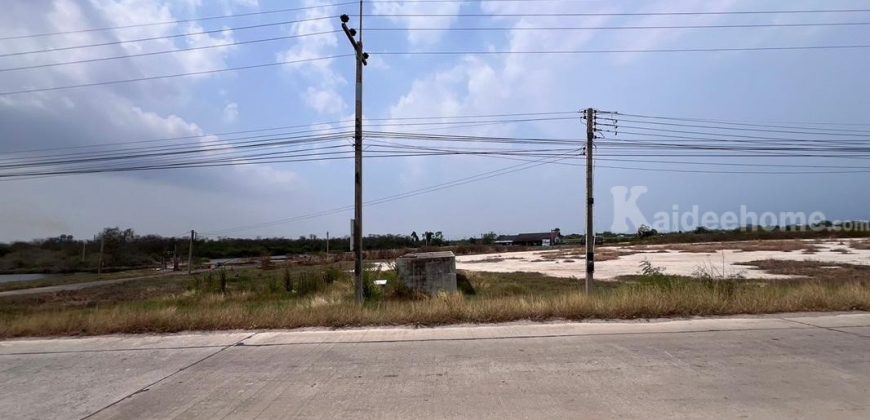 ขายที่ดิน ซอยโรงไฟฟ้าบางปะกง ถนนเทศบาลท่าข้าม7 พื้นที่ 17-1-2 ไร่ ราคาถูกที่สุดในย่านนั้น ใกล้โรงไฟฟ้าบางปะกง