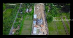 ขายบ้าน 2 หลัง + สระว่ายน้ำ พร้อมที่ดิน 3 ไร่ 1 งาน อำเภอสันกำแพง เชียงใหม่ โทร 0829292890