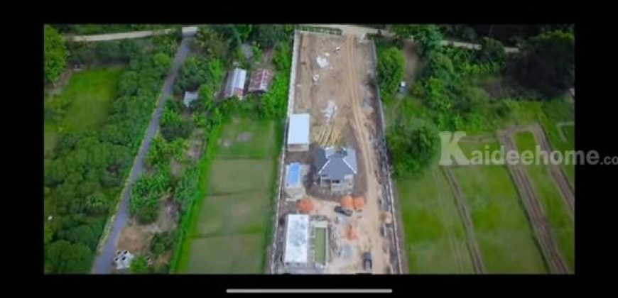 ขายบ้าน 2 หลัง + สระว่ายน้ำ พร้อมที่ดิน 3 ไร่ 1 งาน อำเภอสันกำแพง เชียงใหม่ โทร 0829292890