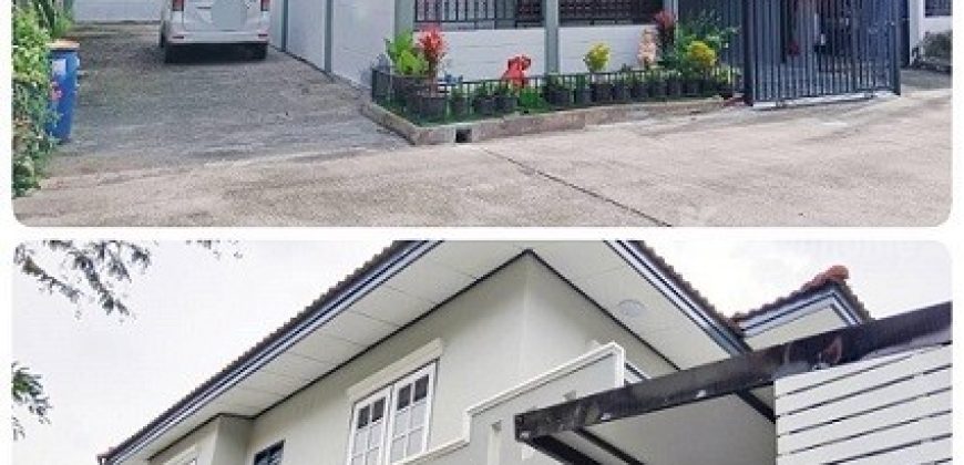 ขายทาวน์เฮาส์ 2 ชั้น 26.5 ตร.วา ห้องริมหลังใหญ่ ม.สิทธิทรัพย์ ลำลูกกาคลอง 7 รีโนเวทใหม่ทั้งหลังสวย น่าอยู่ ราคาถูก  โทร.  084-084-2305