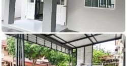 ขายทาวน์เฮาส์ 2 ชั้น 26.5 ตร.วา ห้องริมหลังใหญ่ ม.สิทธิทรัพย์ ลำลูกกาคลอง 7 รีโนเวทใหม่ทั้งหลังสวย น่าอยู่ ราคาถูก  โทร.  084-084-2305