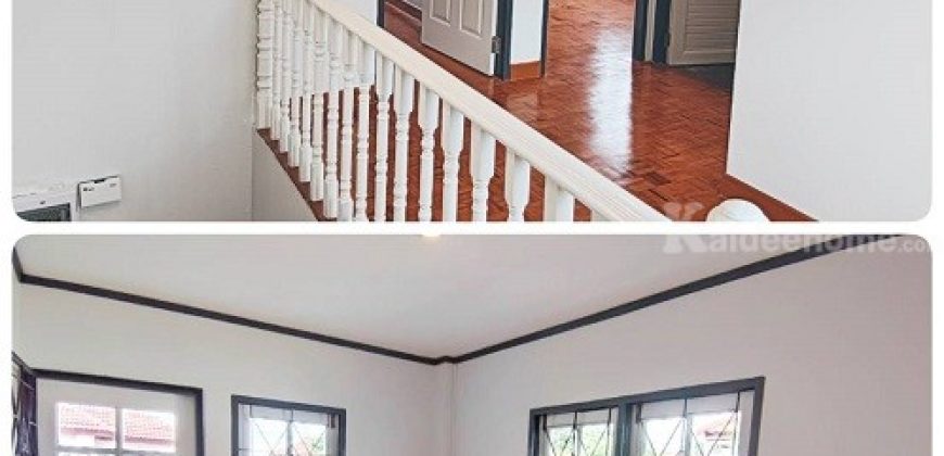 ขายทาวน์เฮาส์ 2 ชั้น 26.5 ตร.วา ห้องริมหลังใหญ่ ม.สิทธิทรัพย์ ลำลูกกาคลอง 7 รีโนเวทใหม่ทั้งหลังสวย น่าอยู่ ราคาถูก  โทร.  084-084-2305