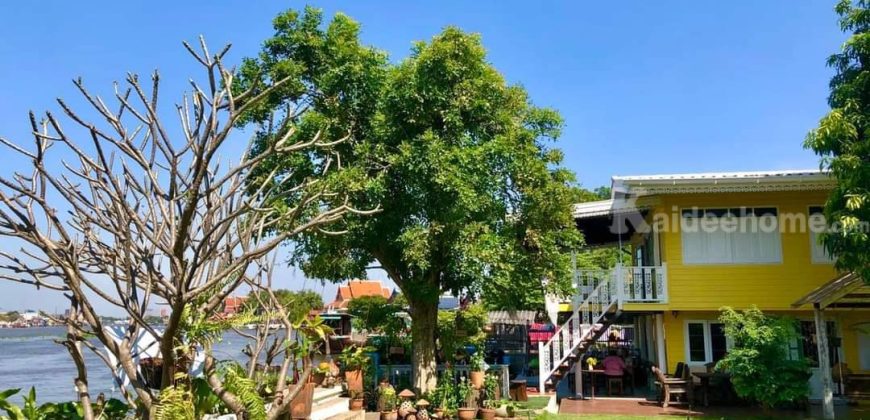 ขายบ้านที่ดินติดแม่น้ำเจ้าพระยา ปากเกร็ด นนทบุรี (ตรงข้ามเกาะเกร็ด) บ้านริมน้ำเจ้าพระยา 1 ไร่ ที่หน้ากว้างติดน้ำสวยมาก ใกล้ห้าแยกปากเกร็ด แจ้งวัฒนะ หลักสี่ ติวานนท์ ใกล้สนามบินน้ำ ศูนย์ราชการ 087-9074045