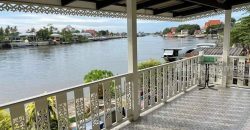 ขายบ้านที่ดินติดแม่น้ำเจ้าพระยา ปากเกร็ด นนทบุรี (ตรงข้ามเกาะเกร็ด) บ้านริมน้ำเจ้าพระยา 1 ไร่ ที่หน้ากว้างติดน้ำสวยมาก ใกล้ห้าแยกปากเกร็ด แจ้งวัฒนะ หลักสี่ ติวานนท์ ใกล้สนามบินน้ำ ศูนย์ราชการ 087-9074045