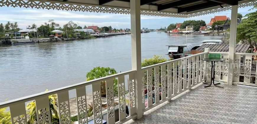 ขายบ้านที่ดินติดแม่น้ำเจ้าพระยา ปากเกร็ด นนทบุรี (ตรงข้ามเกาะเกร็ด) บ้านริมน้ำเจ้าพระยา 1 ไร่ ที่หน้ากว้างติดน้ำสวยมาก ใกล้ห้าแยกปากเกร็ด แจ้งวัฒนะ หลักสี่ ติวานนท์ ใกล้สนามบินน้ำ ศูนย์ราชการ 087-9074045