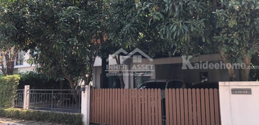 ขายด่วน ลดเพิ่มถึง 1.2 ล้าน:บ้านเดี่ยว หมู่บ้านเวนิว- พระราม 5 (3 ห้องนอน 3 ห้องน้ำ) ใกล้ถนนนครอินทร์