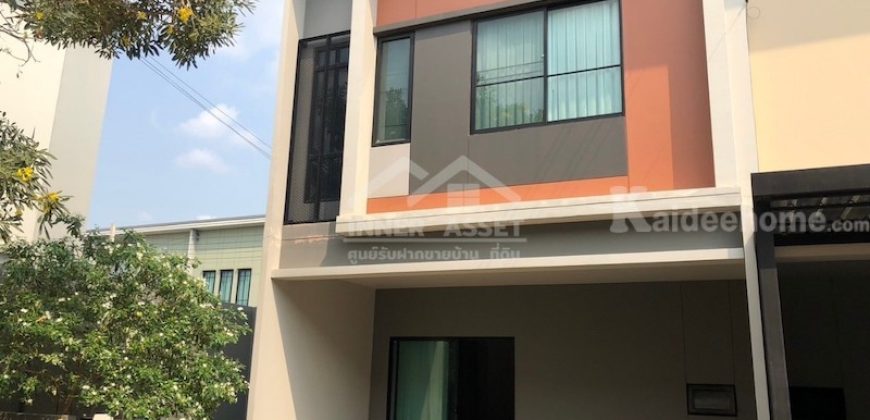 ขายด่วน!!  ทาวน์โฮม หมู่บ้านสิริเพลส บางใหญ่  (4 ห้องนอน 2 ห้องน้ำ) หลังริมสุดซอย