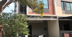 ขายด่วน!!  ทาวน์โฮม หมู่บ้านสิริเพลส บางใหญ่  (4 ห้องนอน 2 ห้องน้ำ) หลังริมสุดซอย