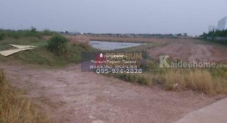 ขายที่ดินเปล่า 68 ไร่กว่า ติดถนนหมัยราษณ์ คลองสามวา มีนบุรี เหมาะเกร็งกำไร หรือ ทำจัดสรร โทร 063-826-5942