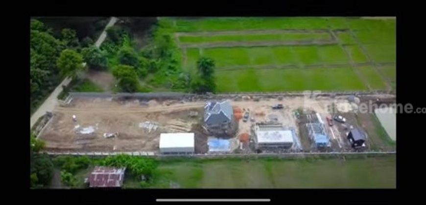 ขายบ้าน 2หลัง +สระว่ายน้ำ พร้อมที่ดิน 3ไร่ 1งาน ใกล้น้ำพุร้อนสันกำแพง วิวสวย อ.สันกำแพง จ.เชียงใหม่ โทร 0829292890
