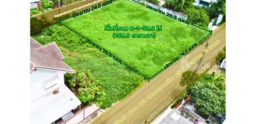 ขายที่ดินชัชฎาวิลล่า พุทธมณฑลสาย 3 ขนาด 159.6 ตารางวา ติดถนน 2 ด้าน