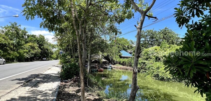 ขายที่ดิน ตำบลขุนแก้ว นครปฐม ติดถนนพุทธมณฑลสาย 8 เกือบ 10 ไร่ รูปแปลงสวย