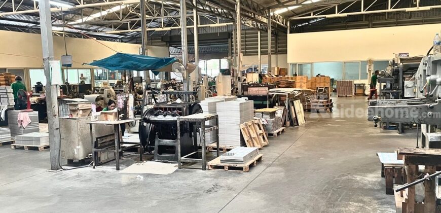 ขายถูกโกดัง บางพลี ใกล้ถนนเทพารักษ์ 384 ตารางวา บางปลา 30 สภาพดี