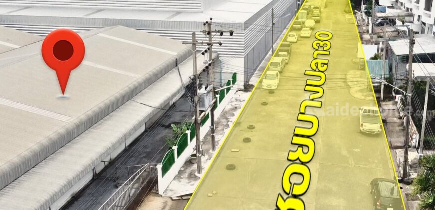 ขายถูกโกดัง บางพลี ใกล้ถนนเทพารักษ์ 384 ตารางวา บางปลา 30 สภาพดี