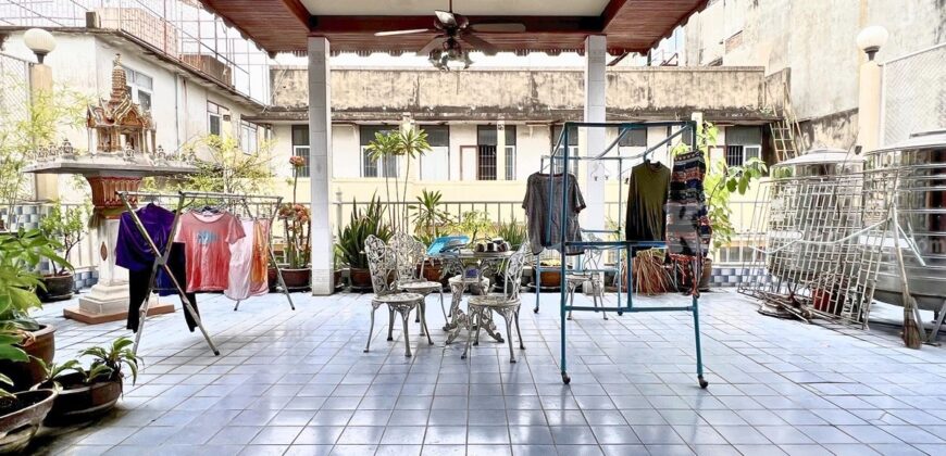 ขายอาคารพาณิชย์ สำเพ็ง 4 ชั้น 57 ตารางวา ถนนมังกร ป้อมปราบศัตรูพ่าย เหมาะสำหรับลงทุนหรืออยู่อาศัย