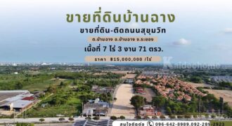ขายที่ดินเปล่า ติดถนน สุขุมวิท ต.บ้านฉาง อ.บ้านฉาง จ.ระยอง