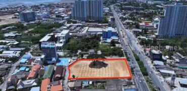 ขายที่ดินพัทยาเหนือย่านธุรกิจ ติดถนนสุขุมวิท พื้นที่สีแดง