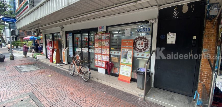 ทำเลทอง อาคารพาณิชย์ ห้องว่าง ปล่อยให้เช่าชั้น 2 และ 3 สวนมะลิ หน้าปากซอย ถนนบำรุงเมือง