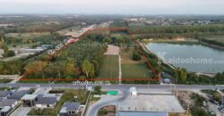 ขายที่ดิน ซอย 9 -นิคมพัฒนา-ระยอง  ติดถนน พื้นที่ม่วงลาย