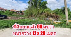 ขายที่ดินเปล่า 60 ตร.วา ถ.จันทร์ทองเอี่ยม ใกล้สถานีรถไฟฟ้าคลองบางไผ่ บางบัวทอง