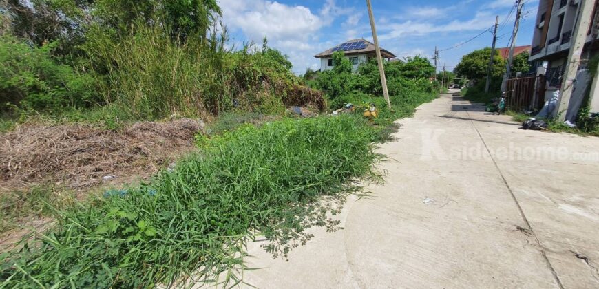 ขายที่ดินเปล่า 60 ตร.วา ถ.จันทร์ทองเอี่ยม ใกล้สถานีรถไฟฟ้าคลองบางไผ่ บางบัวทอง