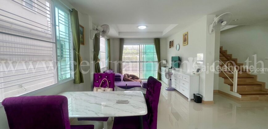 บ้านเดี่ยว ไดมอนด์ วิลล์ ศาลายา หน้าบ้านไม่ชนใคร