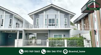 บ้านแฝด เพอร์เฟค พาร์ค ราชพฤกษ์-ปทุมธานี หลังริม ถนนเมน