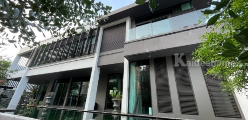 ขายบ้านเดี่ยวสุดหรู ซอยเย็นอากาศ เนื้อที่ 220 ตารางวา บ้านสวย 2 ชั้นมีสระว่ายน้ำ