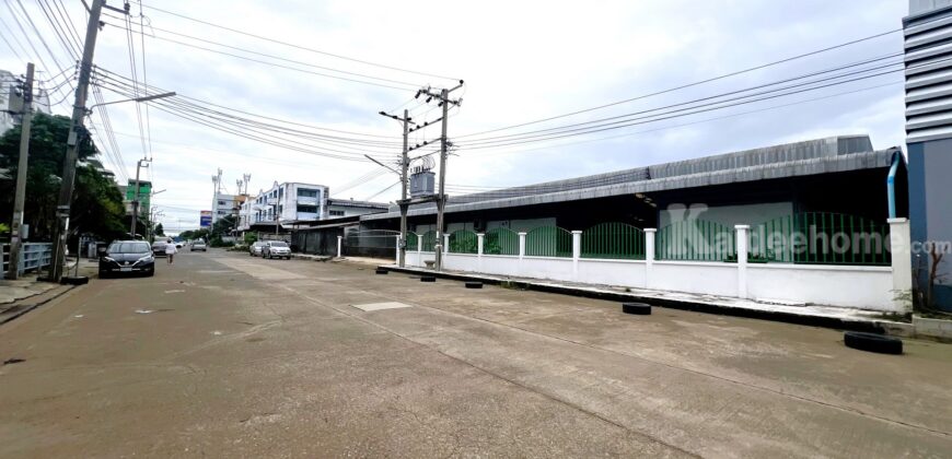 ขายโรงงาน บางปลา 30 สมุทรปราการ ใกล้ถนนเทพารักษ์ 200 เมตร เนื้อที่ 384 ตร.ว. ผังสีเหลือง ถนนกว้างประมาณ 16 เมตร
