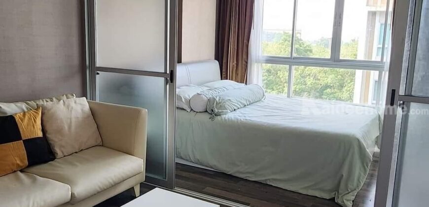 ให้เช่าคอนโด ดีคอนโด กาญจนวนิช หาดใหญ่ (dCondo Kanchanavanich Hatyai) ใกล้เซนทรัลหาดใหญ่ แมคโคร ม.อ. วิวสวน ชั้น 7 ตึก A โทร 087-623-1923