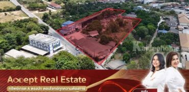 ขายที่ดินพร้อมสิ่งปลูกสร้าง ทำเลทอง ทำเลย่านธุรกิจ ซอยบาร์ บ้านฉาง ระยอง