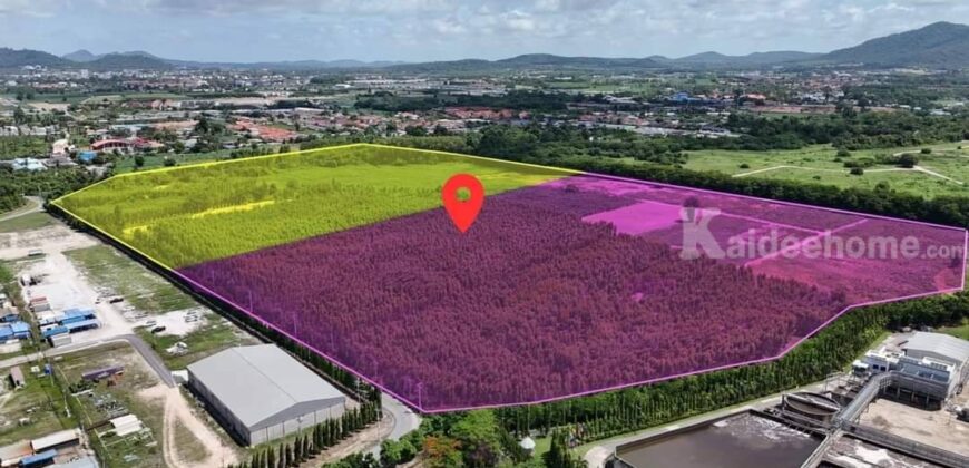 ขายที่ดินสวย ทำเลงาม เหมาะทำโรงงานพิกัด เนินกะปรอก-บ้านฉาง