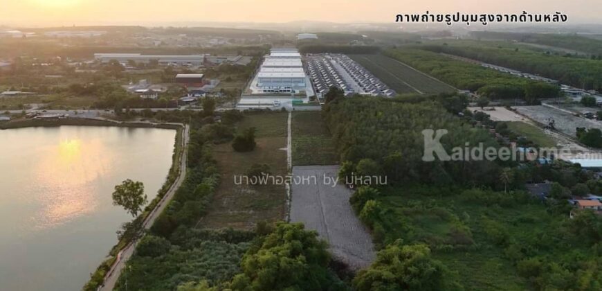 ขายที่ดิน ซ. 9 -นิคมพัฒนา-ระยอง 23-3-86 ตรว.พื้นที่ม่วงลาย