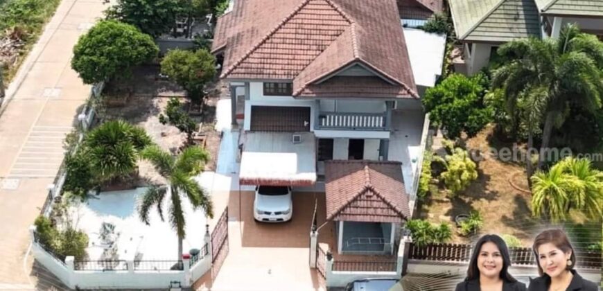 บ้านเดี่ยว 2 ชั้น (หลังมุม) วิวสวย เห็นภูเขา ทำเลดี สัตหีบ